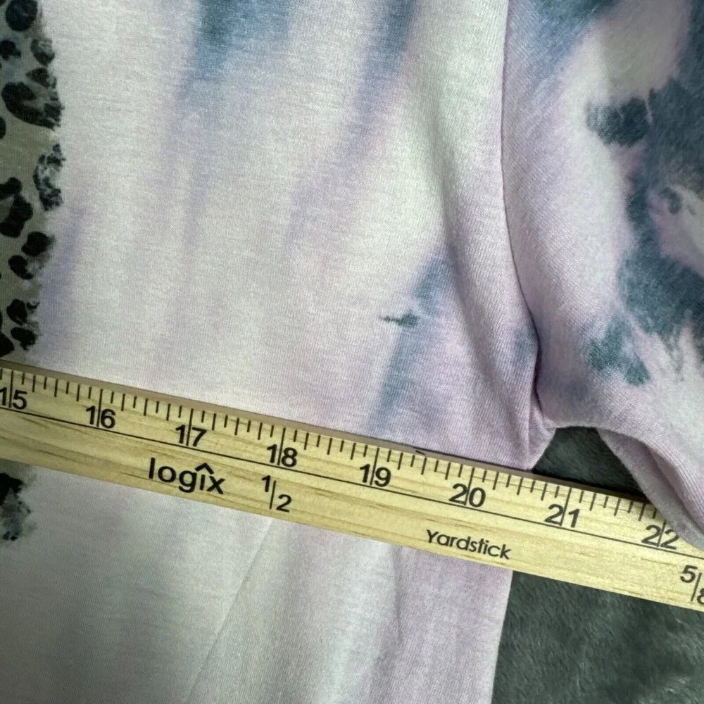 Women’s T-Shirt “All I Need Is Coffee And My Dog Tie Dyed Shirt Size Large